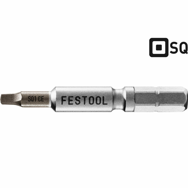 Centrotec Driver Bit - Recess or Bit Size:Square #2 - Length:2" - Pieces:2-Piece